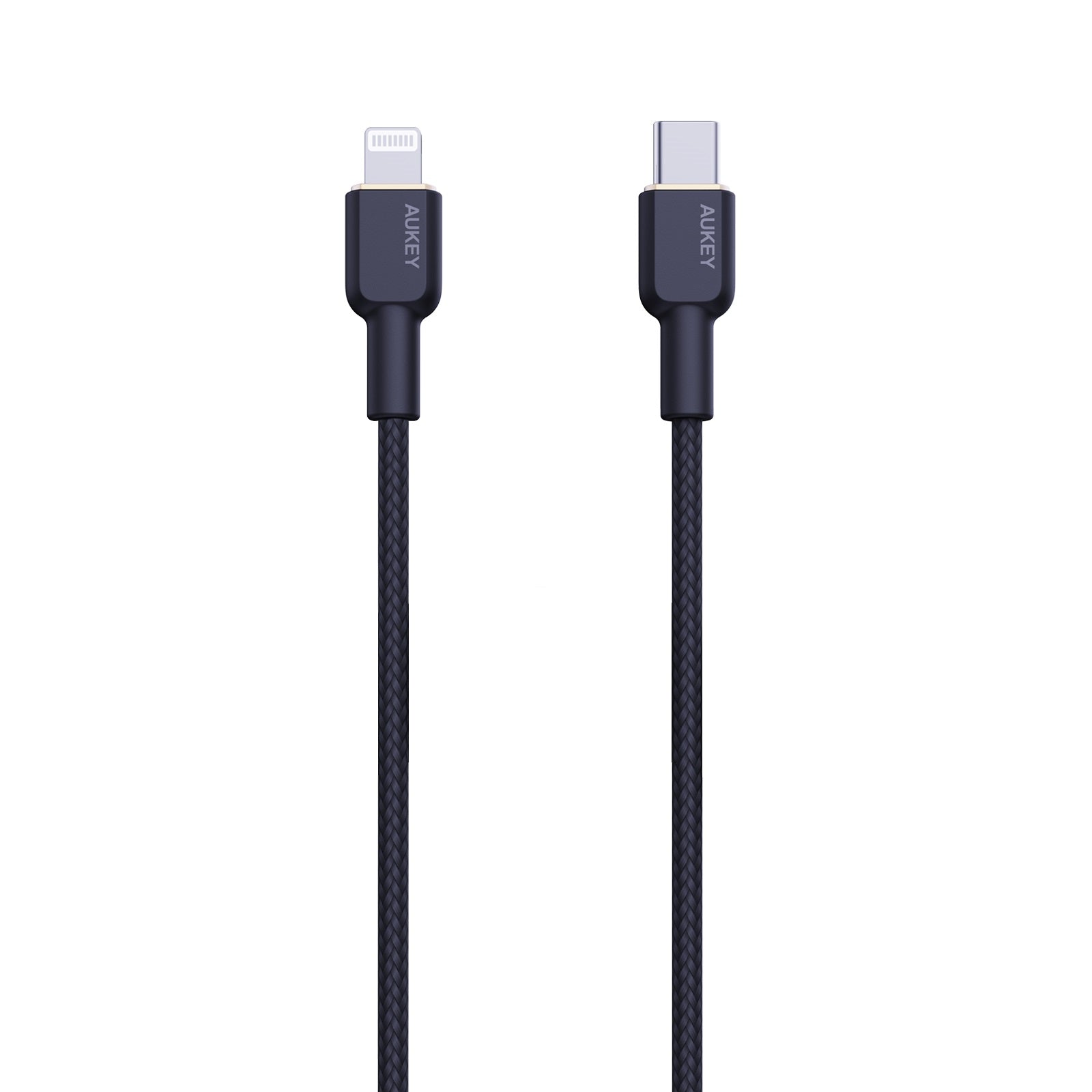 Aukey Circlet CL USB-C to Lightning Cable Aramid Fiber Core 1m - Black (CB-KCL1)