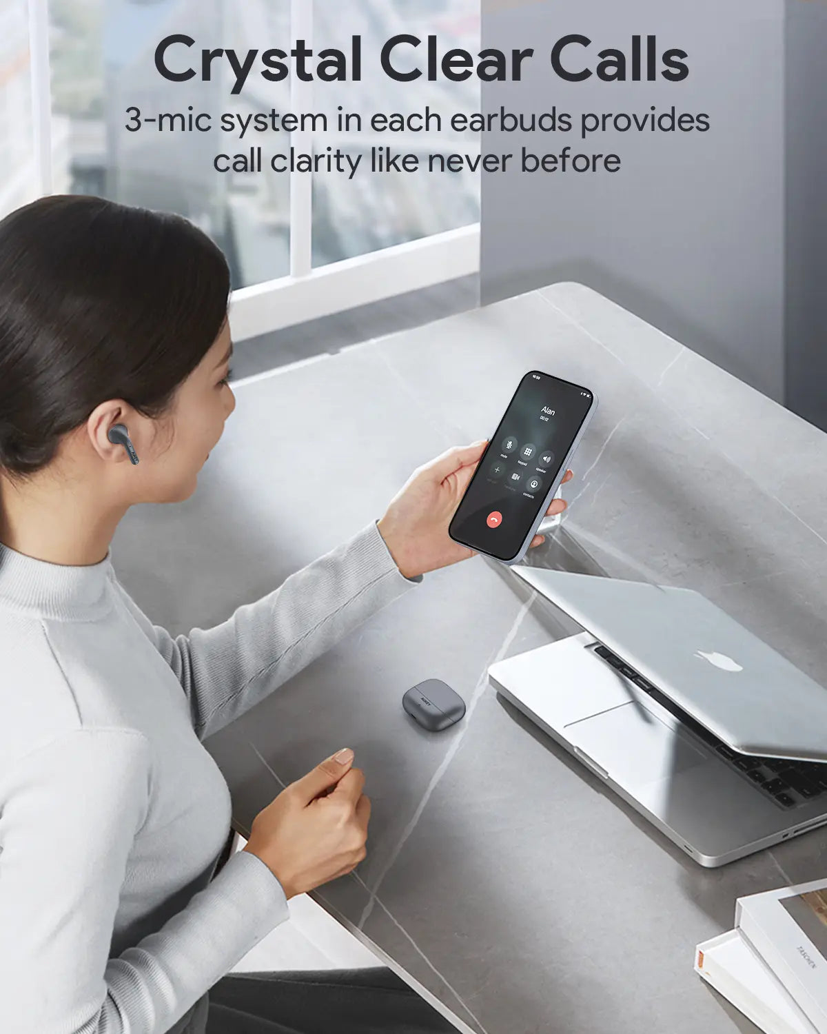 Aukey True Wireless Earbuds with Hybrid ANC (EP-B1)