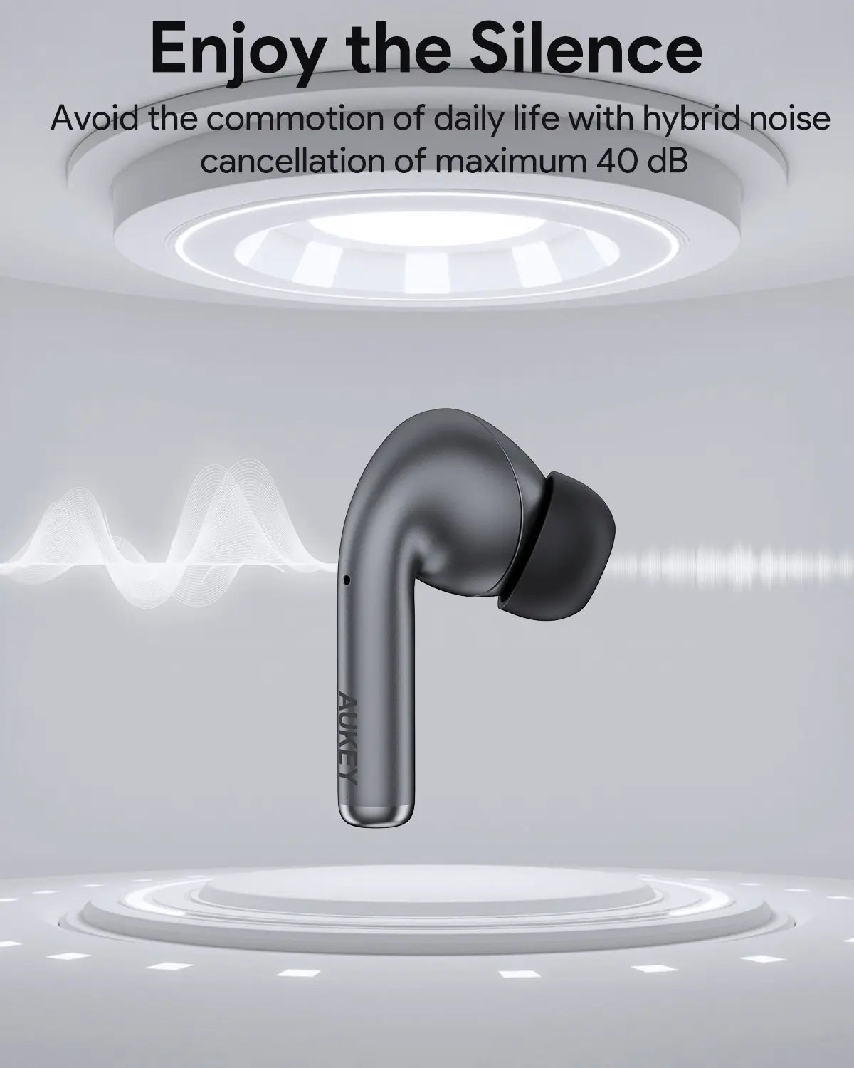 Aukey True Wireless Earbuds with Hybrid ANC (EP-B1)