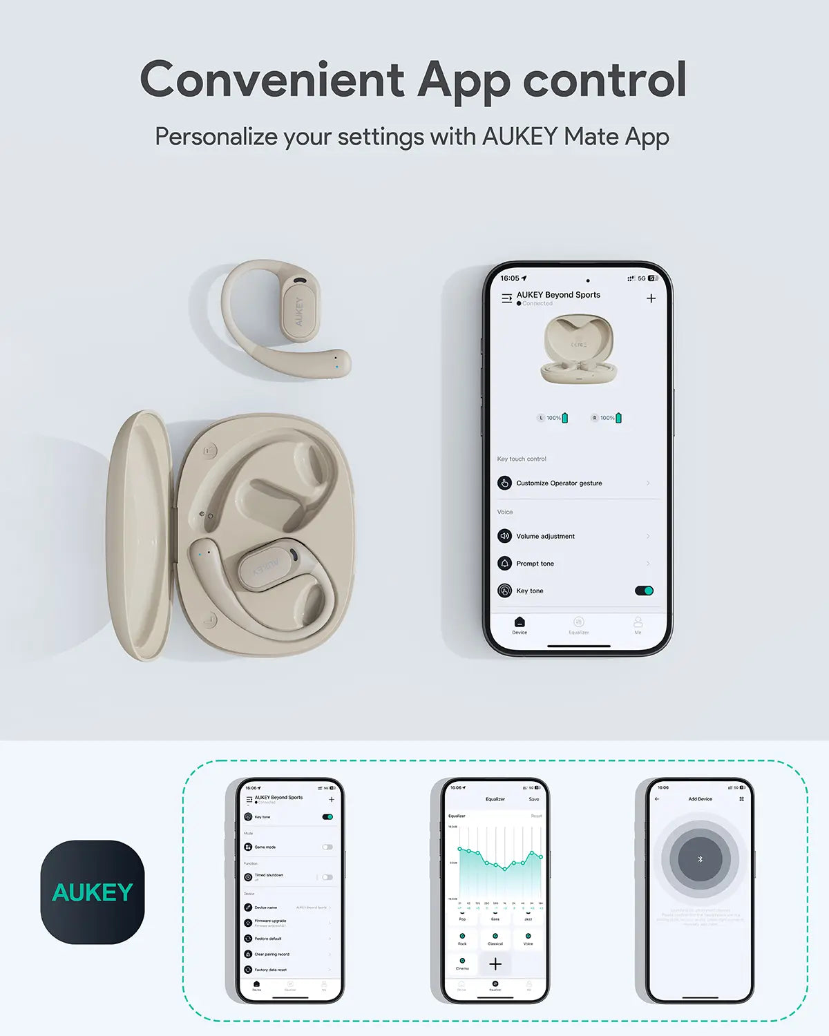 Aukey Open-Ear True Wireless Earbuds (EP-S1)
