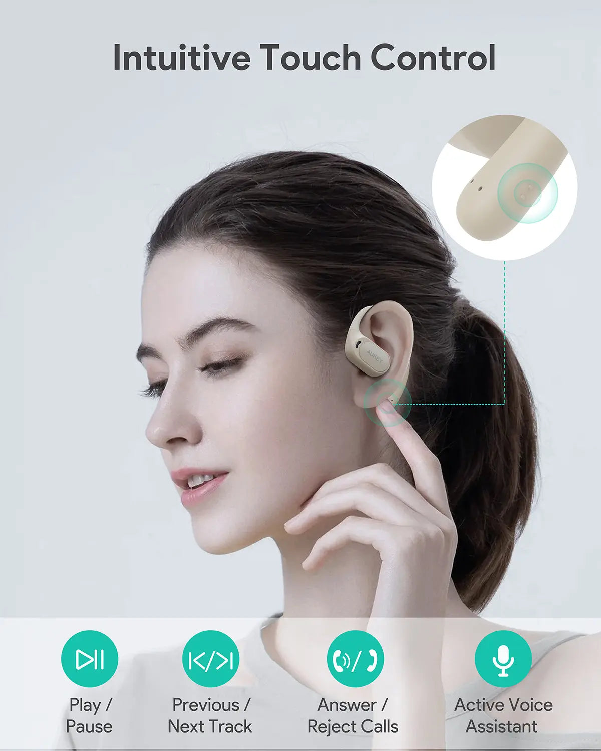 Aukey Open-Ear True Wireless Earbuds (EP-S1)