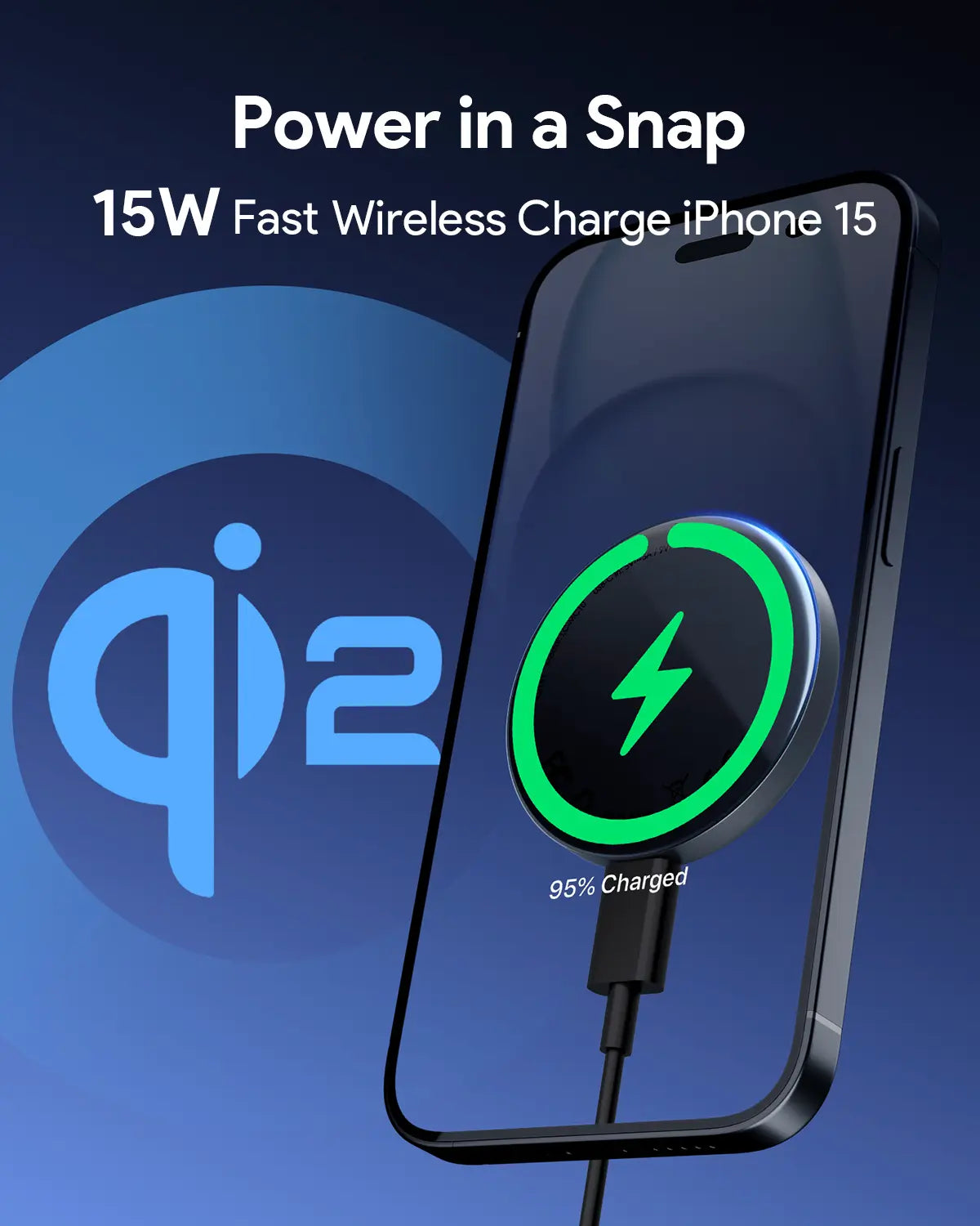 Aukey Magfusion Aura Wireless Charger 15W (LC-MC10)