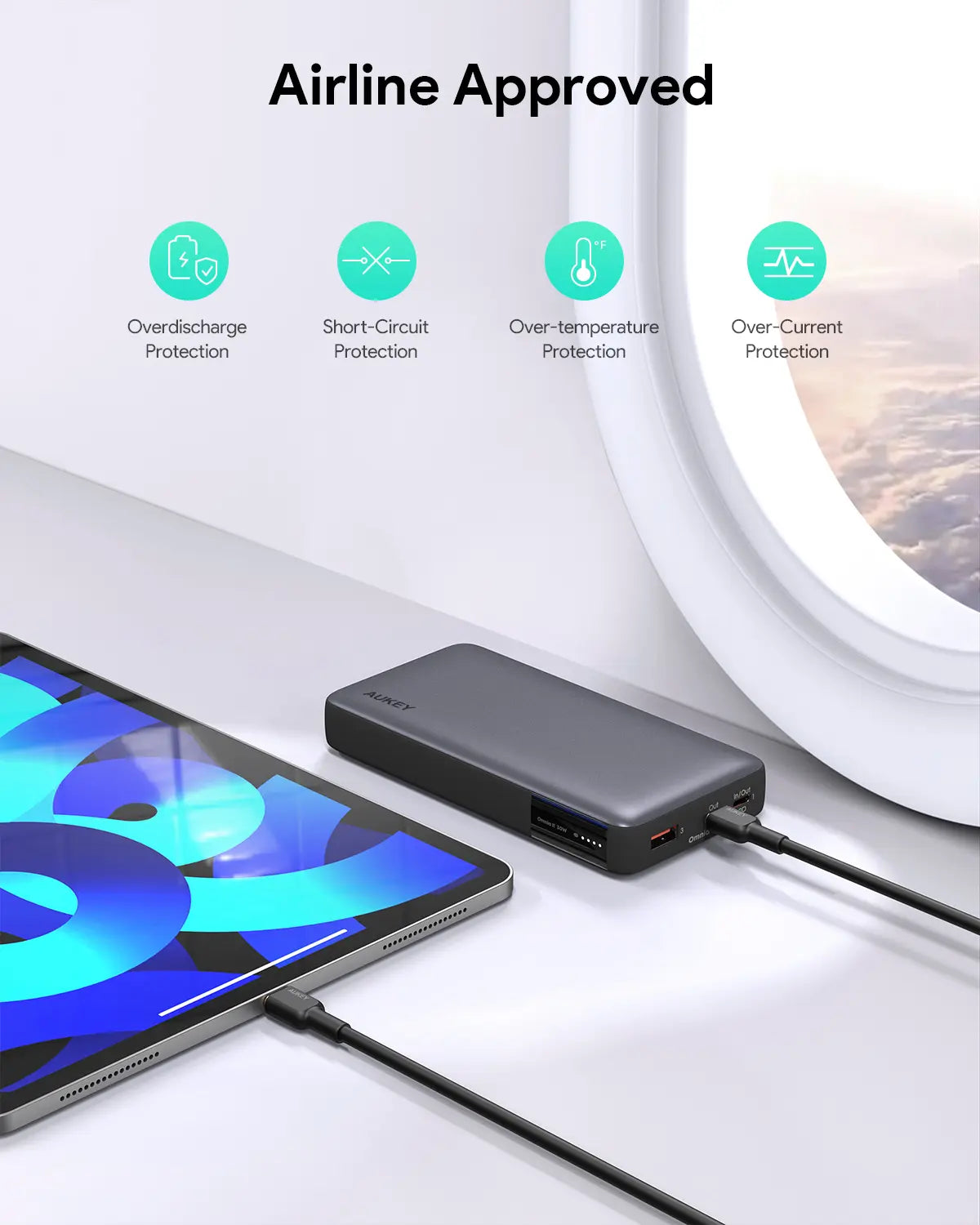 Aukey Sprint X Power Bank 30W 20,000mAh (PB-Y42)