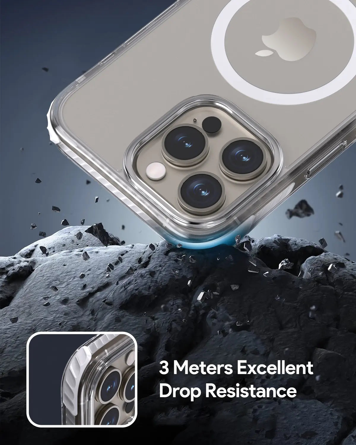 Aukey Urban Guard iPhone case - Transparent (PC-TM11)