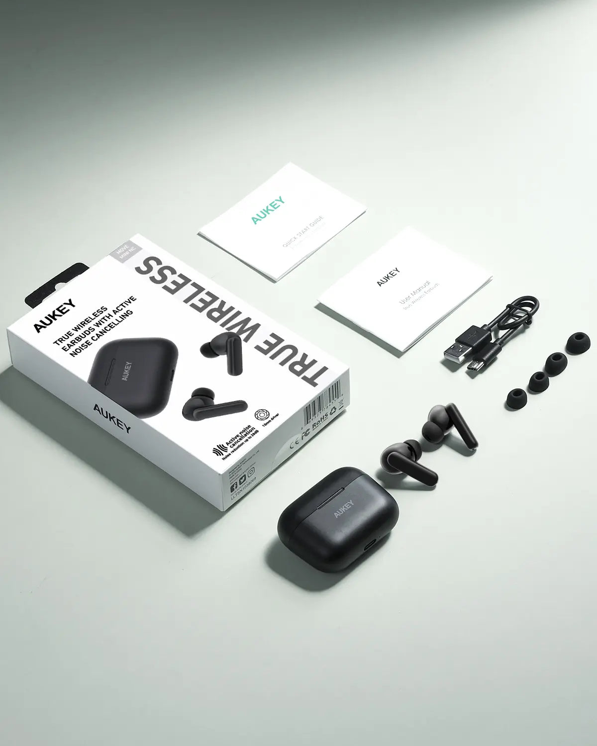 Aukey True Wireless Noise Cancelling Earbuds (EP-M1NC)